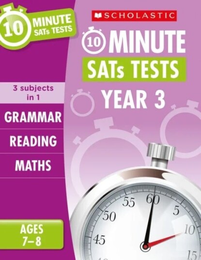 Grammar, Reading & Maths 10-Minute Tests Ages 7-8 Av Giles Clare, Paul Hollin, Shelley Welsh