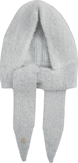Tommy Hilfiger Th Elevated Chic Knitted Hood - Grey - ONE SIZE