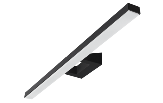 Sg Armaturen As View 900 vegglampe baderom 4000K 30W IP44 - Svart Sg Armaturen As View 900 vegglampe baderom 4000K 30W IP44 - Svart