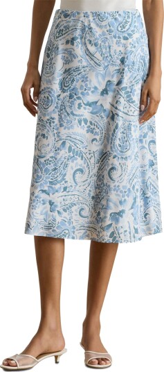 Lauren Ralph Lauren Poly Cdc 79 Wvn Skirt Multi/patterned 36