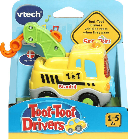 Vtech Toot Toot Kranbil Dk Yellow One Size