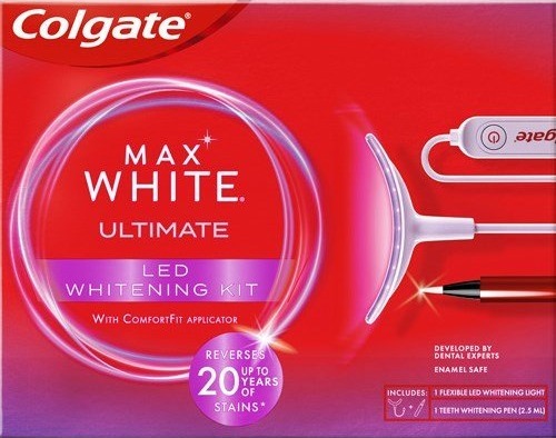 Colgate Max White Ultimate LED Whitening Kit 2 stk Tannbleking