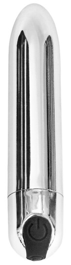 Sinful Magic 90 mm Oppladbar Bulletvibrator - Sølv Sinful Magic 90 mm Oppladbar Bulletvibrator - Sølv