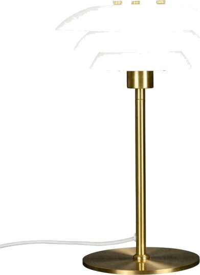 Dyberg Larsen DL20 Bordlampe Opal/ Messing Dyberg Larsen DL20 Bordlampe Opal/ Messing