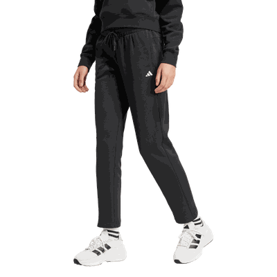 Adidas Essential Small Logo Feel Cozy Open Hem Pant joggebukse dame Svart M