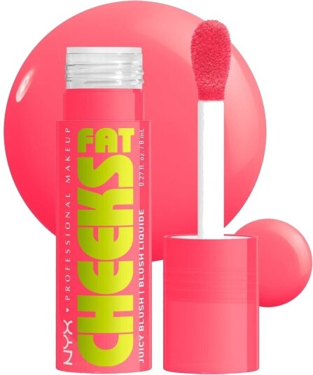 NYX Professional Makeup Fat Cheeks Blush - 3 Guava Gush Face Blush Skjønnhet Makeup