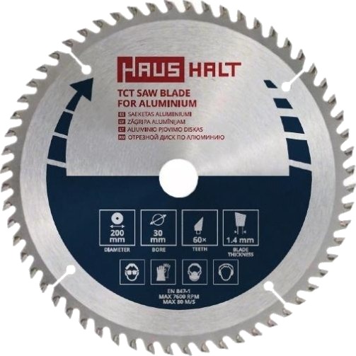 Husholdningssirkelsagblad Aluminium 215X30x60 Husholdningssirkelsagblad Aluminium 215X30x60