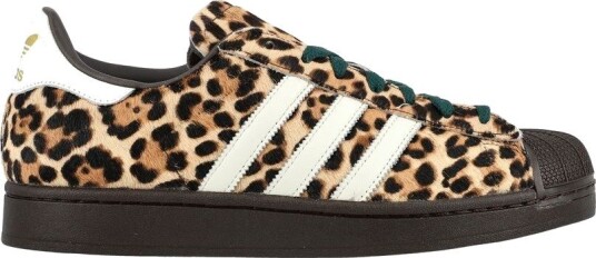 Adidas Originals Sneaker Superstar II Mørkebrun/Off white/Gull Metallisk Kvinner størrelse 44