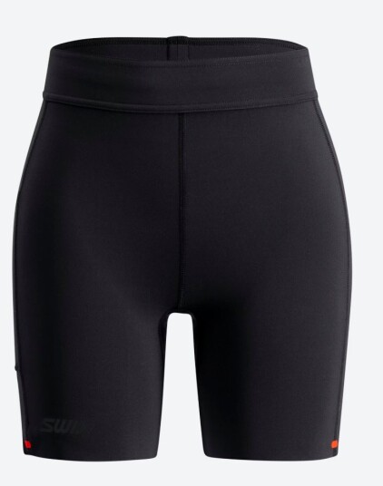 Swix Distance Tights 6inch Dame Jet Black M