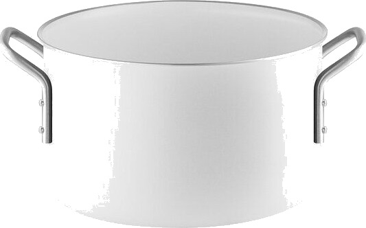 Eva Trio White Line gryte 3,8L keramisk Slip-Let® belegg