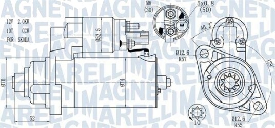 MAGNETI MARELLI 063721393010 Starter MAGNETI MARELLI 063721393010 Starter