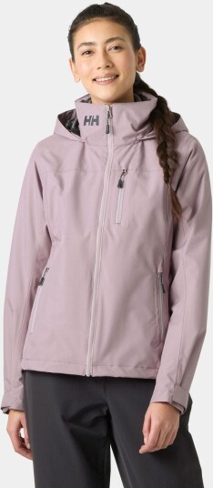Helly Hansen Crew Seilerjakke Med Hette 2.0 Dame Lilla XL