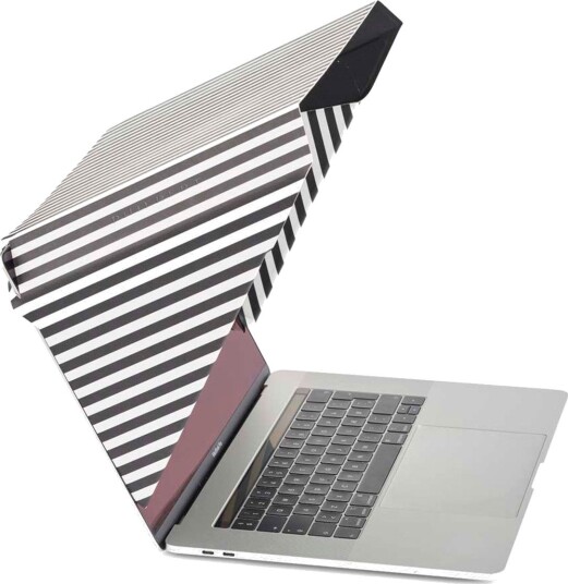 Philbert Laptop SLIM Personvernhette med solskjerm 15-16'' stripet