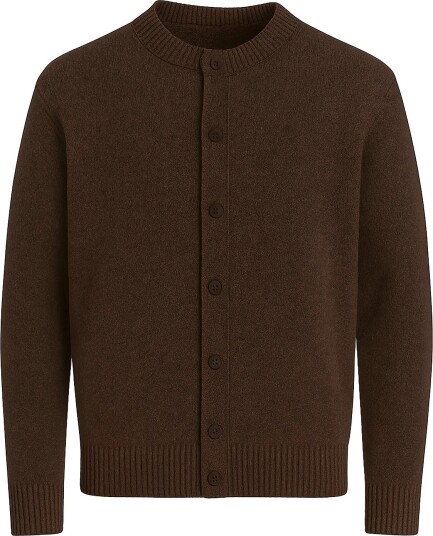 Jack & Jones Jjsoho Ollie Knit Cardigan COCOA XS Jack & Jones Jjsoho Ollie Knit Cardigan COCOA XS