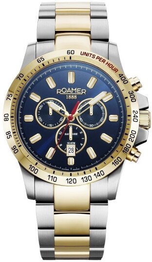 Roamer Monza Herreklokke 861837 47 45 20 Rimini Blå/Stål Ø45 mm Roamer Monza Herreklokke 861837 47 45 20 Rimini Blå/Stål Ø45 mm