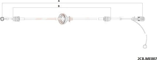 Kabel girmekanisme COFLE 92.2CB.ME007
