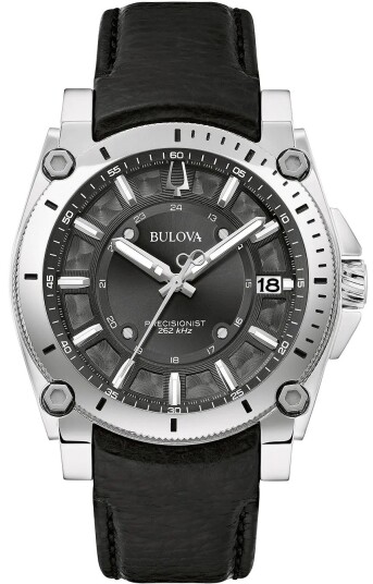 Bulova Herreklokke 96B416 Icon Grå/Lær Ø40 mm