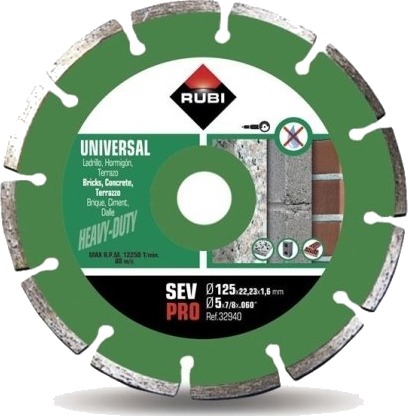 Rubi Diamantblad Sev 125 Pro