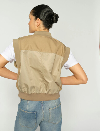 MOS MOSH Mmjovo Neola Waistcoat Beige S