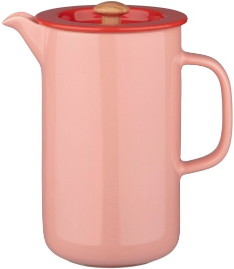 Marimekko Oiva presskanne Rød 0,9L Keramikk