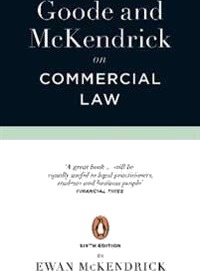 Goode And Mckendrick On Commercial Law Av Roy Goode, Ewan Mckendrick
