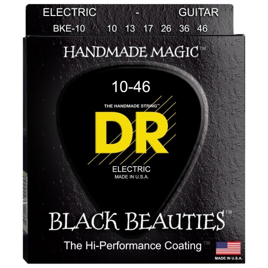 Dr Strings Bke10 Svart Beauties 010-046 Medium