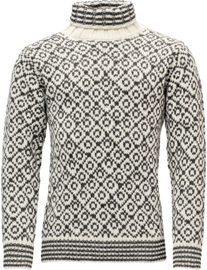 Devold Svalbard Sweather High Neck A/Offwhite/Anth L Devold Svalbard Sweather High Neck A/Offwhite/Anth L