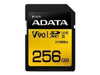 A-Data ADATA Premier ONE - Flashminneskort - 256 GB - UHS-II U3 / Class10 - SDXC UHS-II