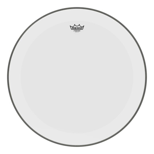 Remo P3-1224-C1- Powerstroke P3 Smooth Hvit No Stripe, Bass Drumhead, 24"