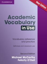 Academic Vocabulary In Use Edition With Answers Av Michael (University Of Nottingham) Mccarthy, Felicity O'Dell