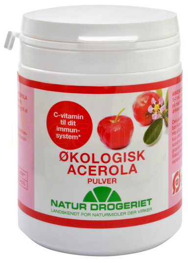 Natur Drogeriet Natur-Drogeriet Acerola C-pulver Ø 100g Natur Drogeriet Natur-Drogeriet Acerola C-pulver Ø 100g