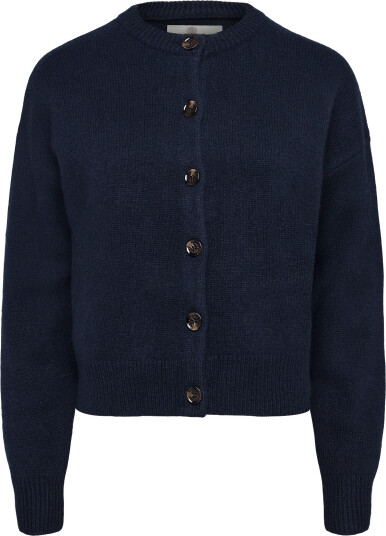 Barbour Barbour Woodhouse Cashmere Blend Knitted Cardigan Navy 34 Barbour Barbour Woodhouse Cashmere Blend Knitted Cardigan Navy 34