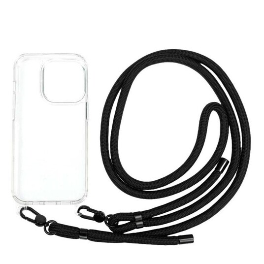 Mobile Origin Cover t/iPhone 15 Pro (m/ledning) Gjennomsiktig
