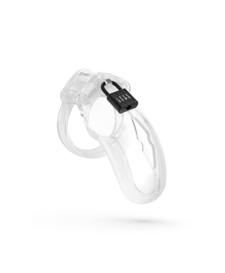 Lockdown Chastity Cage Clear Medium