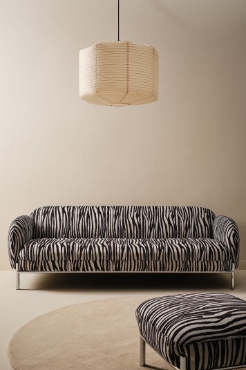 Jotex Sofa 3seters Svart zebra RAMON 2116359010