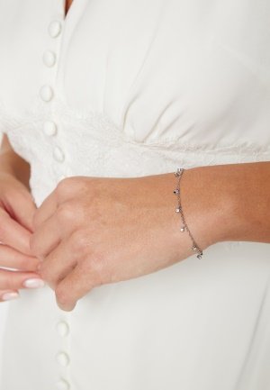 BY JOLIMA Bracelet With Multi Crystal Charm CR SI Steel One size BY JOLIMA Bracelet With Multi Crystal Charm CR SI Steel One size
