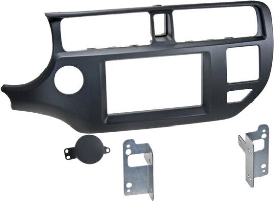 2 Din Radioramme Kia Rio 9/2011 Sort