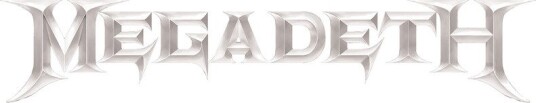 Megadeth  Whiteout Wordmark  Magnetic Grill