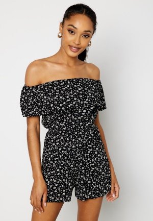 BUBBLEROOM Shea Singoalla playsuit Black / Patterned 2XL BUBBLEROOM Shea Singoalla playsuit Black / Patterned 2XL