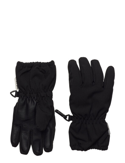 mikk-line Softshell Gloves - Black - 122/128