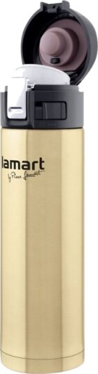 Lamart By Piere Lamart Branche Lt4009 - Thermosflaske - Størrelse 6.4 Cm - Høyde 23.3 Cm - 420 Ml - Gull Lamart By Piere Lamart Branche Lt4009 - Thermosflaske - Størrelse 6.4 Cm - Høyde 23.3 Cm - 420 Ml - Gull