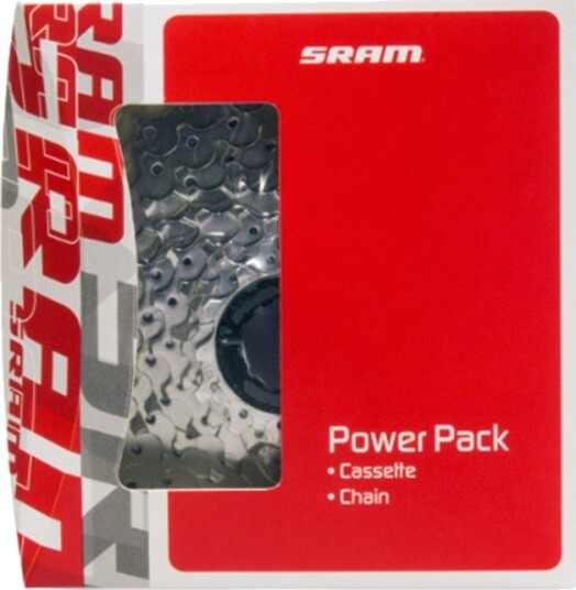 SRAM Kassett + kjede 9 speed sampak SRAM