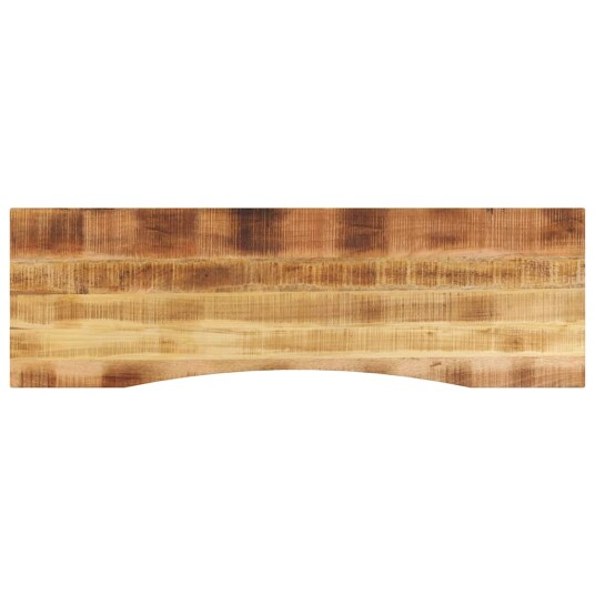  Skrivebordsplate med kurve 160x50x2,5 cm heltre grovt mangotre 8721012089105