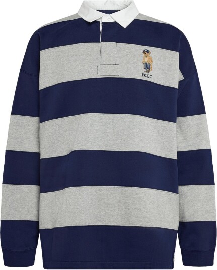 Polo Ralph Lauren Big Fit Polo Bear Rugby Sweatshirt NEWPORT NAVY/ANDO XS