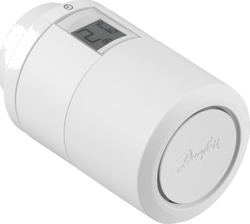 Danfoss ECO Bluetooth Radiatortermostat frittstående hvit Danfoss ECO Bluetooth Radiatortermostat frittstående hvit