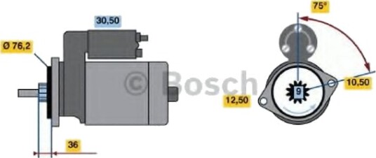 BOSCH 0 986 010 530 Starter