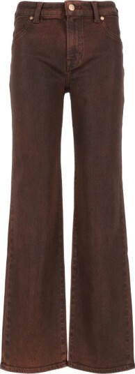 7 For All Mankind Dame Jeans Brun W28,