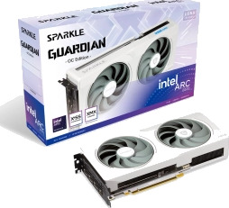 Sparkle Arc B570 Guardian OC Grafikkort 10GB GDDR6 Hvit