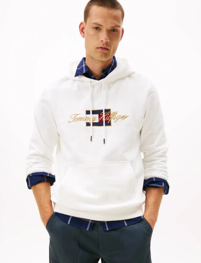 Tommy Hilfiger Icon Gold Hoodie White S