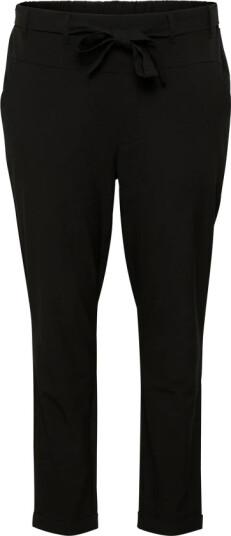 KAFFE Curve - Bukse kcJia Belt Pants - Svart KAFFE Curve - Bukse kcJia Belt Pants - Svart